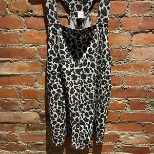 The Shorty Lexi Leopard Romperalls